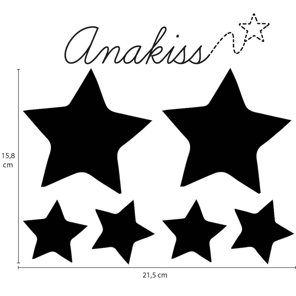 Sticker Etoile déco mural
