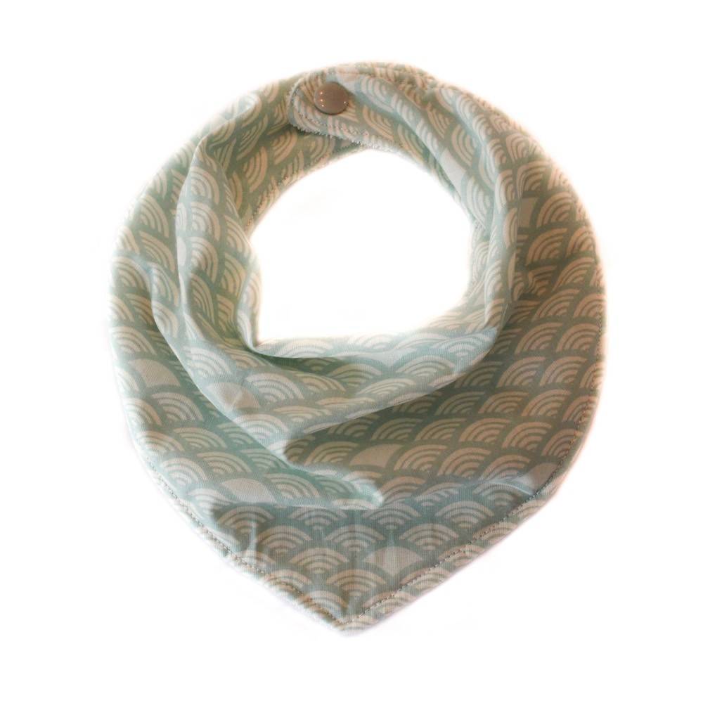 Bavoir Bandana Bébé Lilly And Ben - Doublé Coton éponge Et Polaire, 6 Boutons Pression, Lavable Machine
