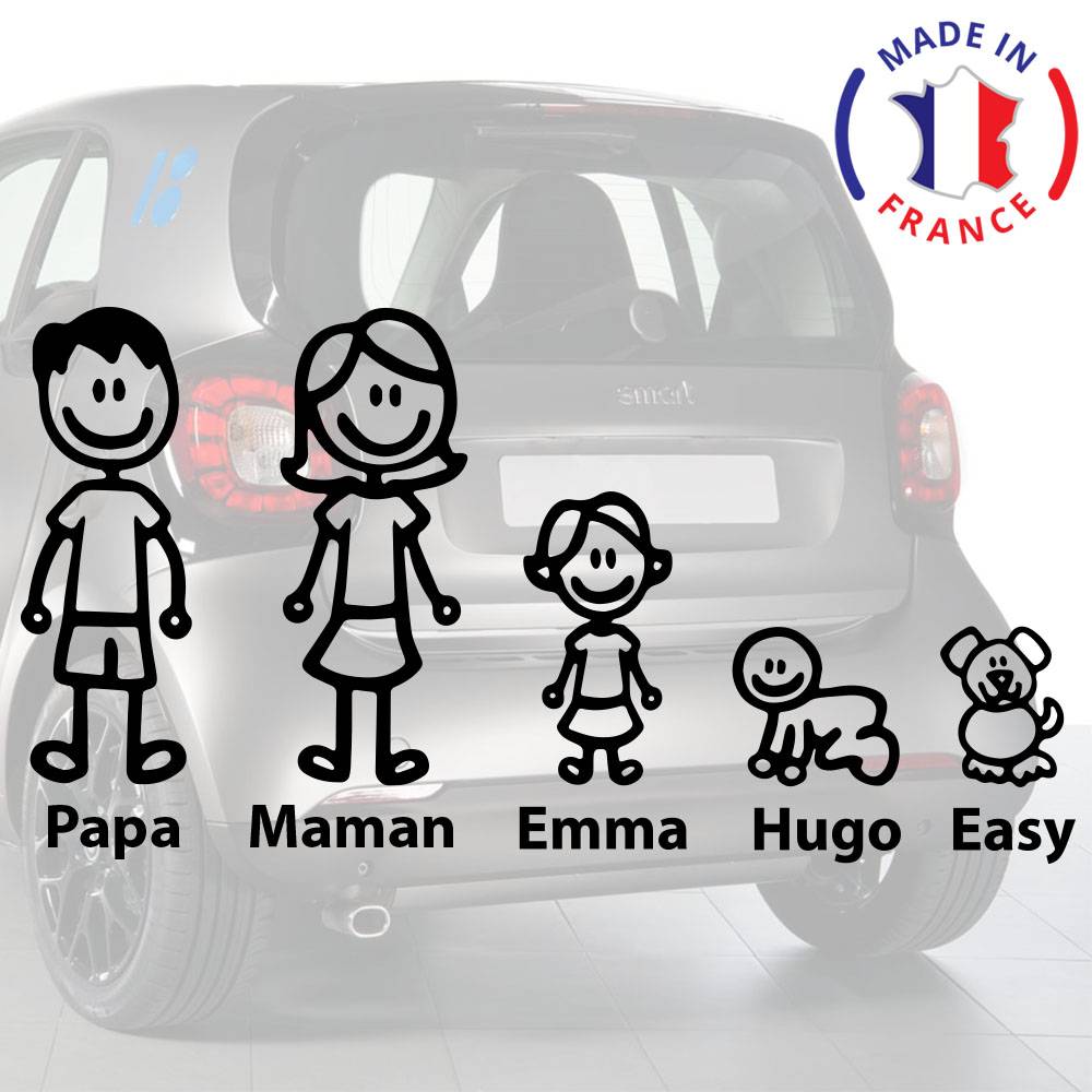 Autocollant de voiture fun pour personnaliser son auto