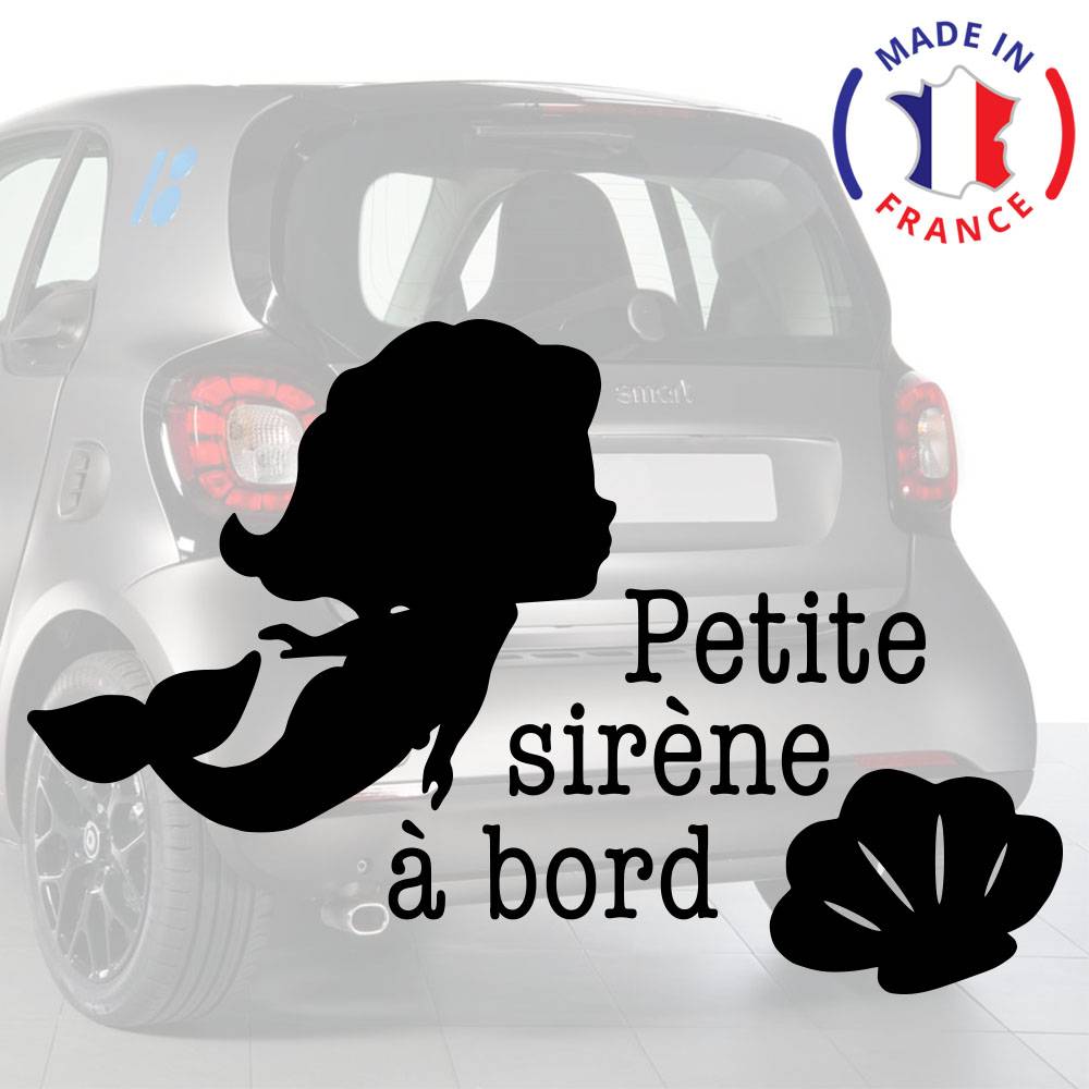 Sirène à bord - Autocollant voiture