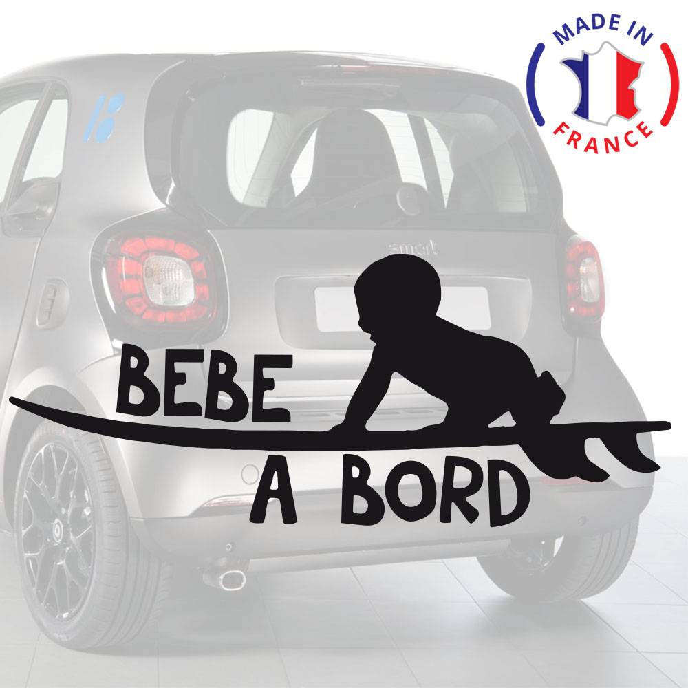 Autocollant bébé à bord repositionnable pour voiture